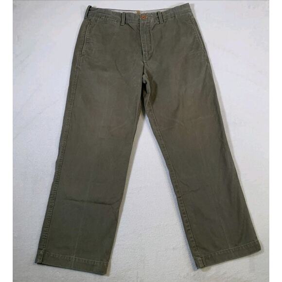 Timberland Heavyweight Men's Straight Leg Mud Green Cargo Jeans Size 38x32 - Picture 1 of 7